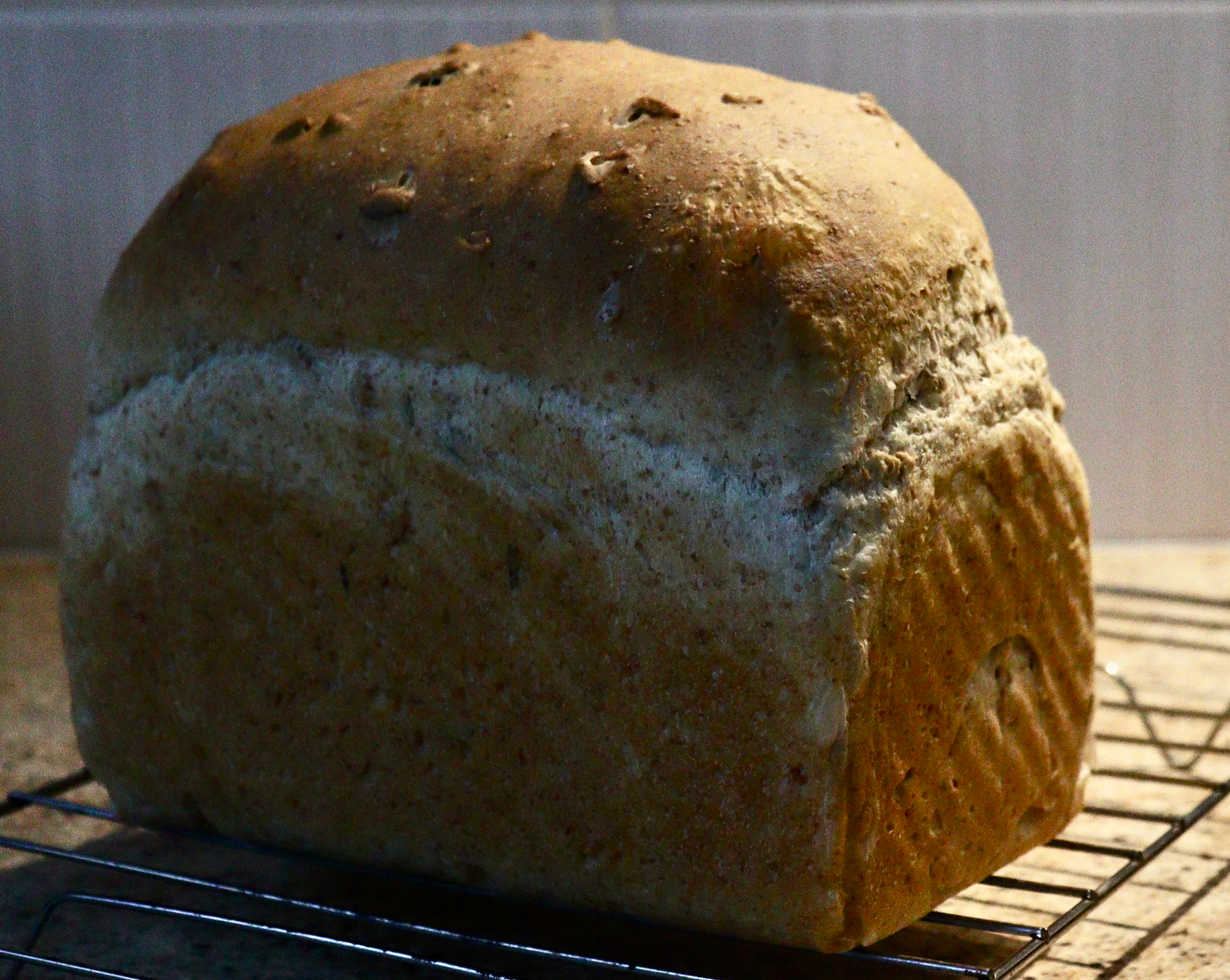 Beautiful Soft Seeded Wholemeal Sandwich Loaf